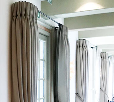 French style curtain poles